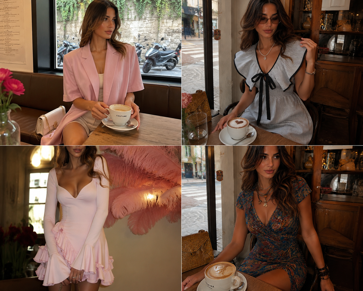 Coffee date outfits: blazer and mini dresses – Zita La Belle Élite