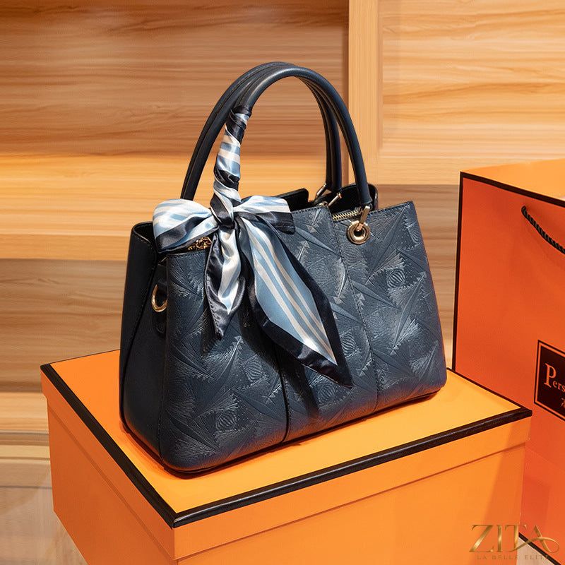 Zita La Belle Elite top-handle handbag in elegant design with sturdy handles and sleek finish, ideal for stylish accessories.