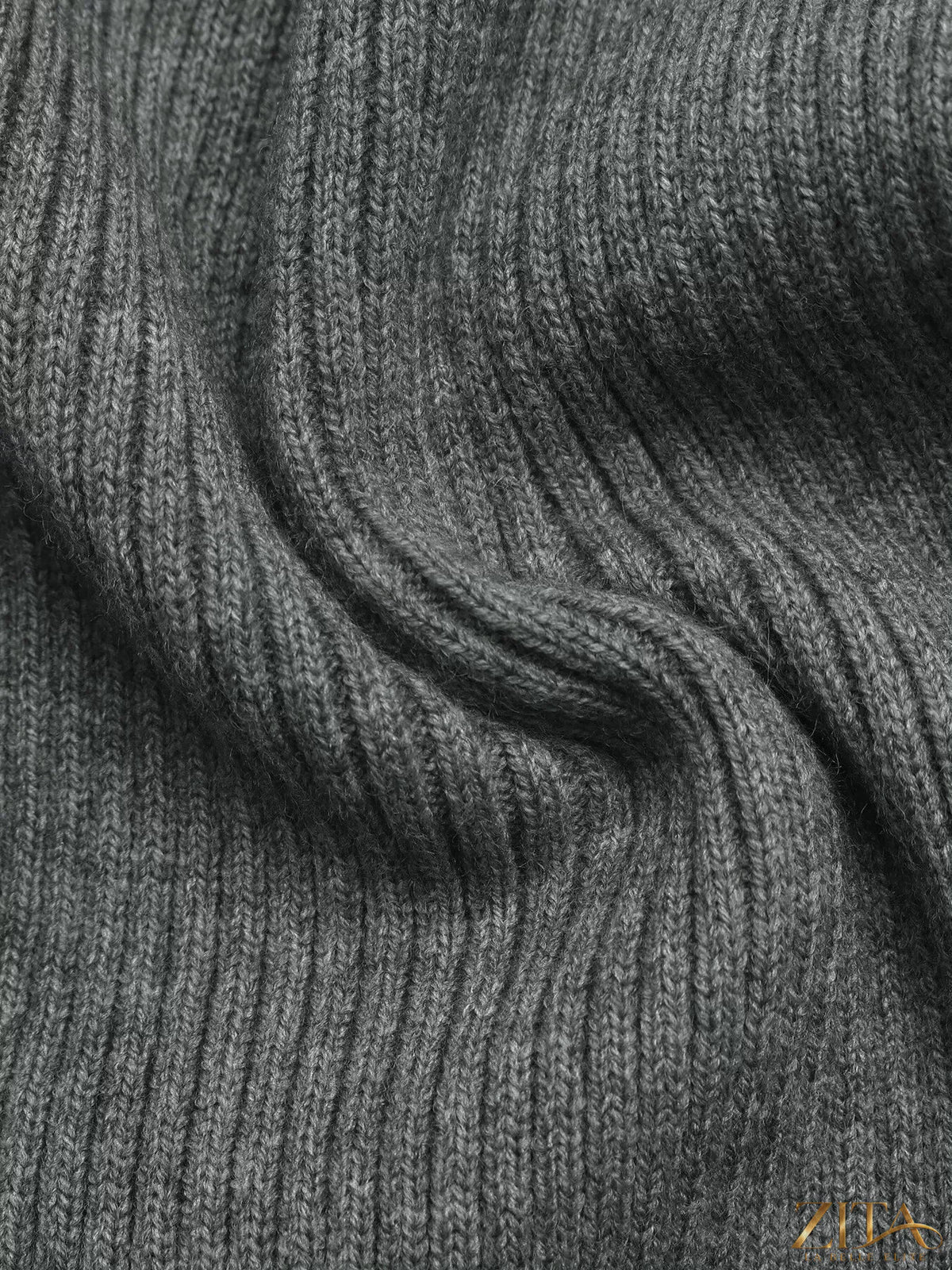 Zita La Belle Elite turtleneck button-down cardigan in cozy knit with buttons, stylish for layered winter outfits.