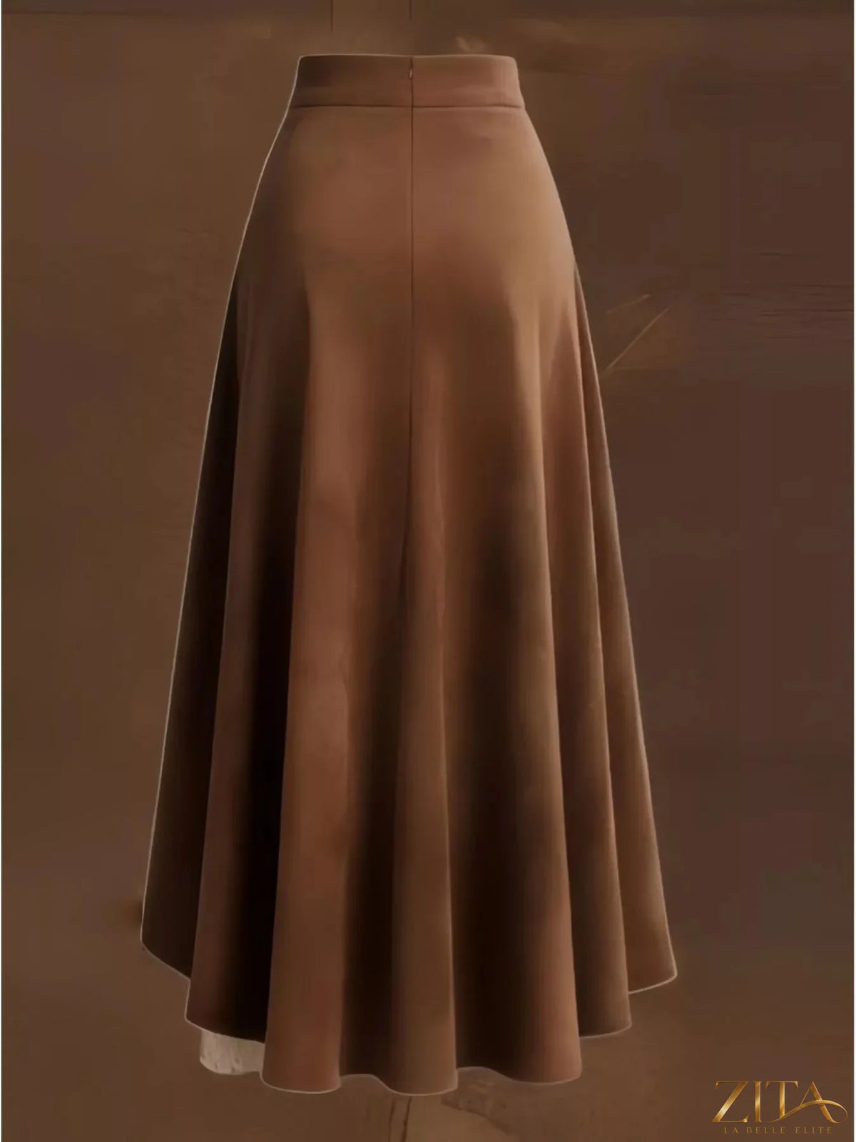 Lace ruffled midi skirt from Trendsi featuring delicate lace fabric, ruffle details, and a flowing silhouette.