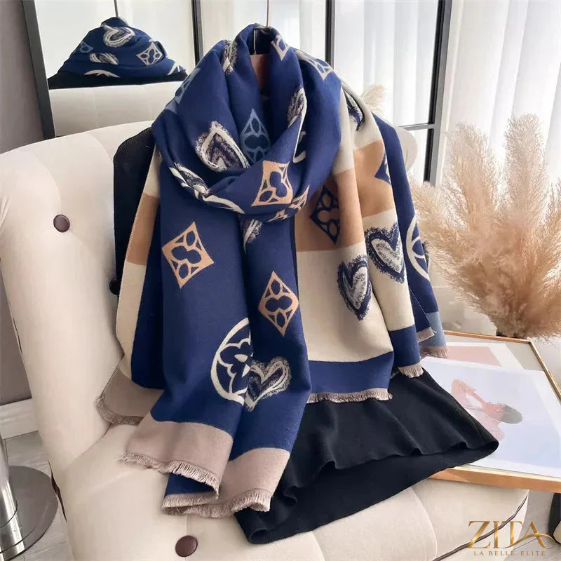 Raw hem scarf by Trendsi featuring lightweight, soft fabric with frayed edges, perfect for adding a casual, stylish touch to outfits.