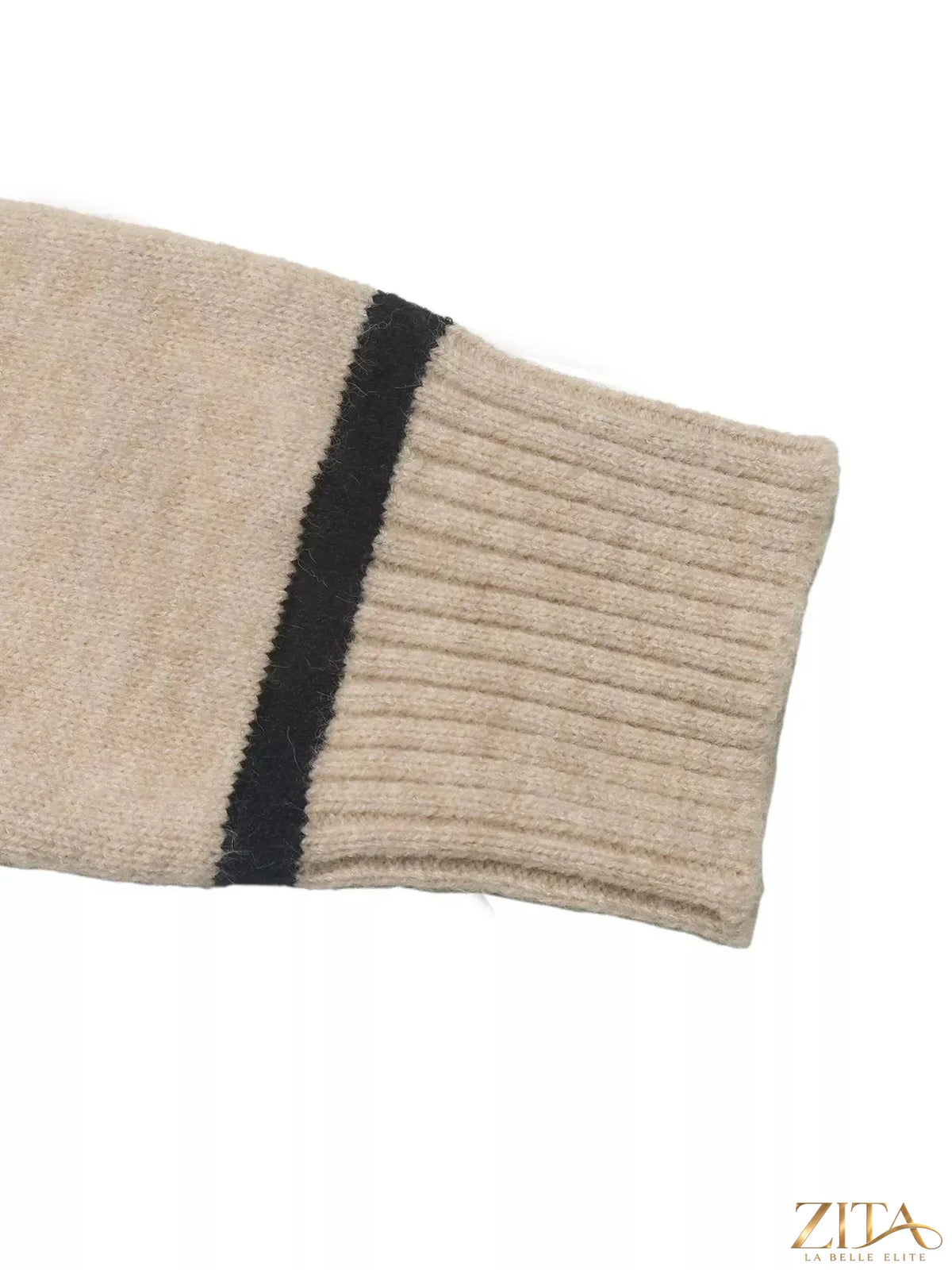 Off-shoulder argyle pattern sweater by Trendsi featuring a cozy knit design and classic diamond print in neutral tones.