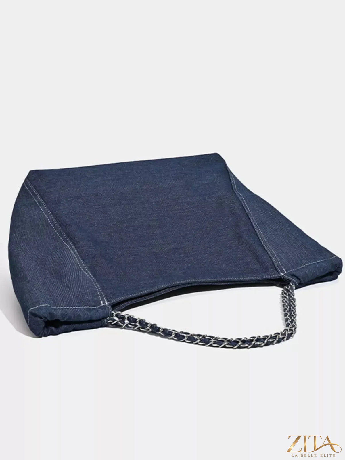 Zita La Belle Elite chain strap tote bag with leather handles, spacious interior, and stylish design for everyday use.