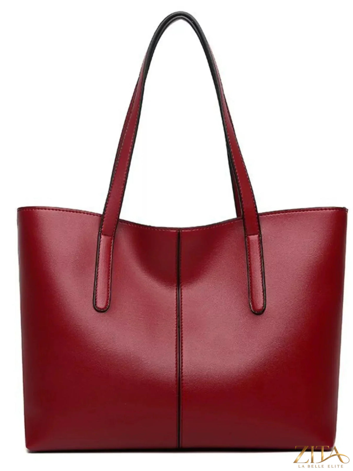 Zita La Belle Elite PU leather tote bag with sturdy handles and spacious interior, stylish accessory for everyday use