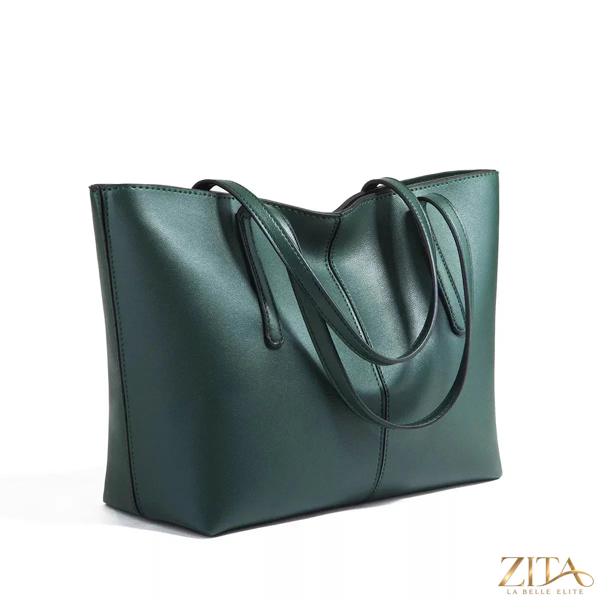 Zita La Belle Elite PU leather tote bag with sturdy handles and spacious interior, stylish and functional for daily use.