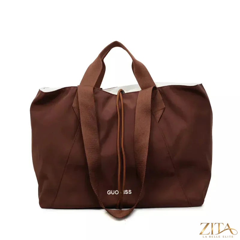 Lightweight Zita La Belle Elite travel tote bag with large capacity, featuring sturdy handles and spacious interior for travel essentials.