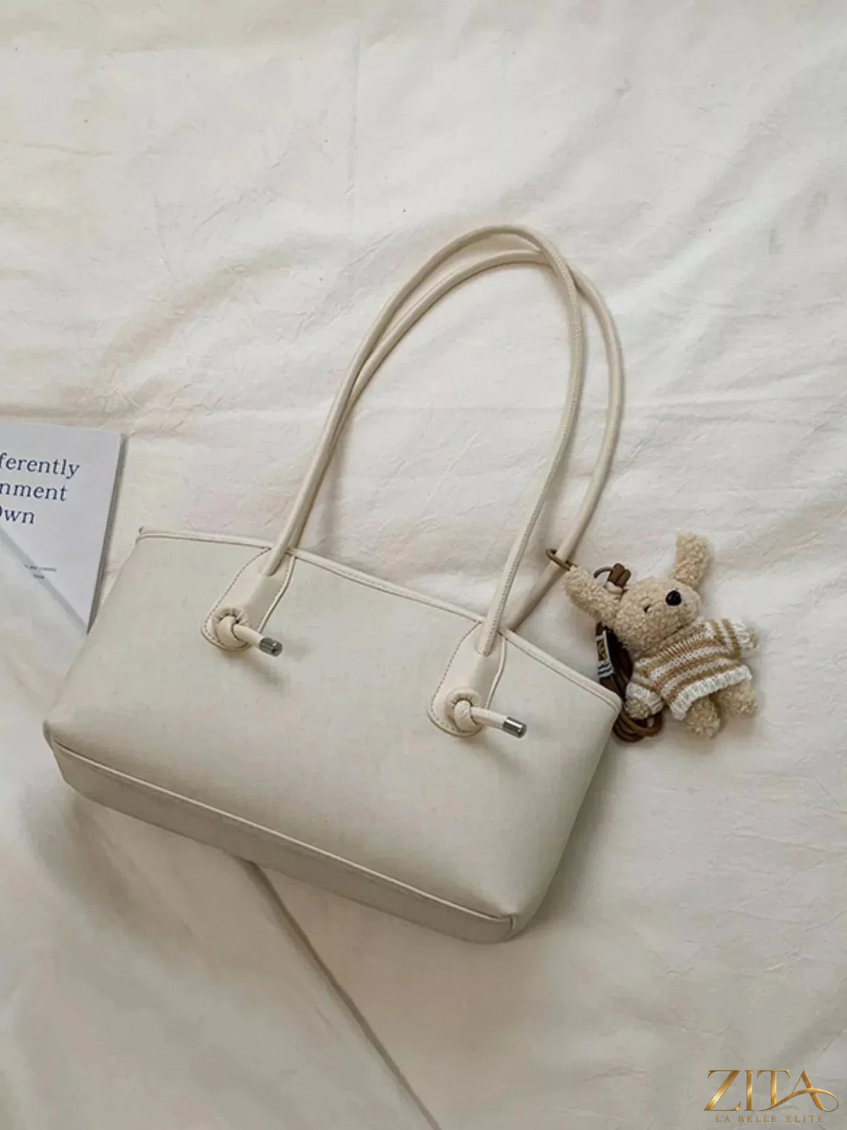 Zita La Belle Elite PU leather tote bag with dual handles and spacious interior for everyday carry.