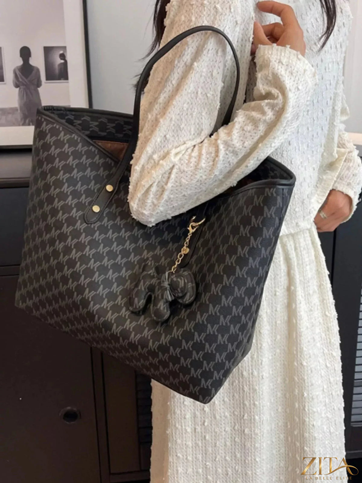 Trendsi PU leather shoulder bag with adjustable strap and sleek design, ideal for stylish everyday use.