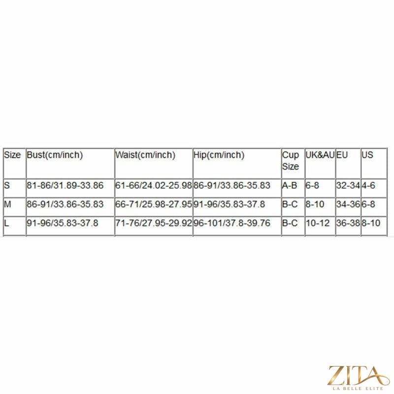 Women’s retro tropical print high waist halter bikini set with push-up padded bra, floral swimwear by Zita La Belle Elite.