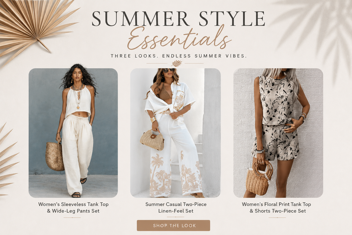 Parisian-inspired summer two-piece outfits – Zita La Belle Élite