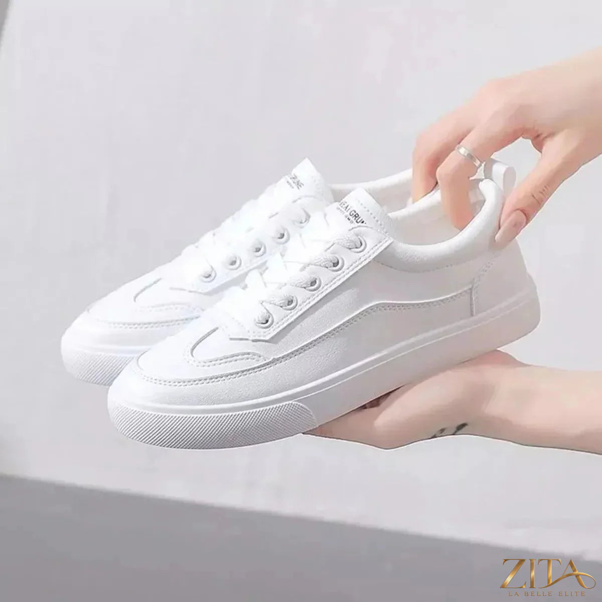 Zita La Belle Elite round toe platform sneakers with thick sole and stylish design, perfect for casual or trendy outfits