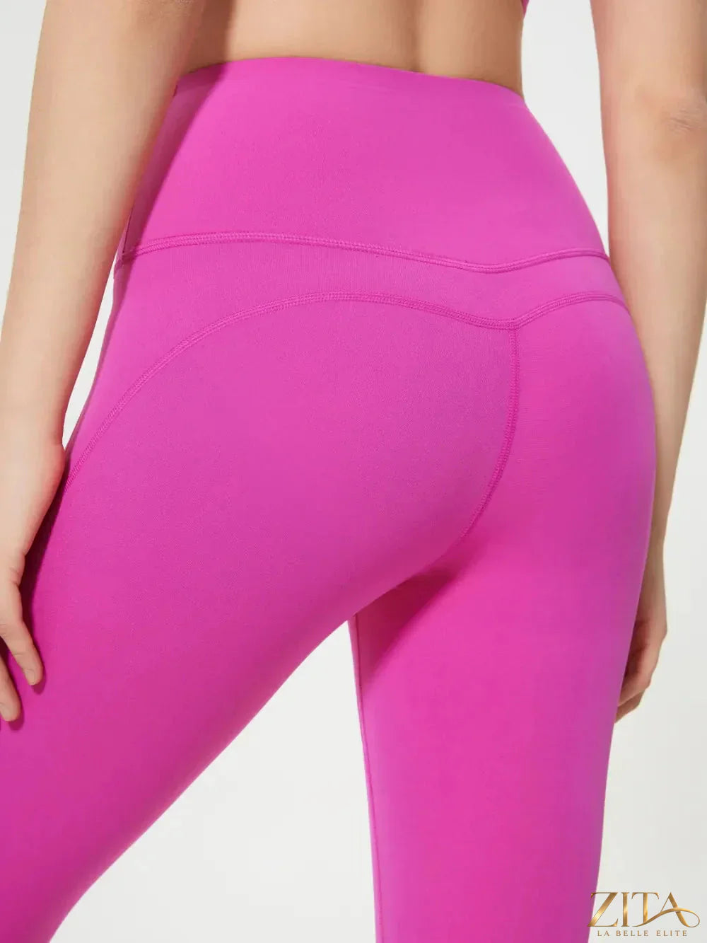 Millennia wide waistband active leggings by Trendsi, featuring a comfortable fit and sleek design, shown in black with a high-rise waist.