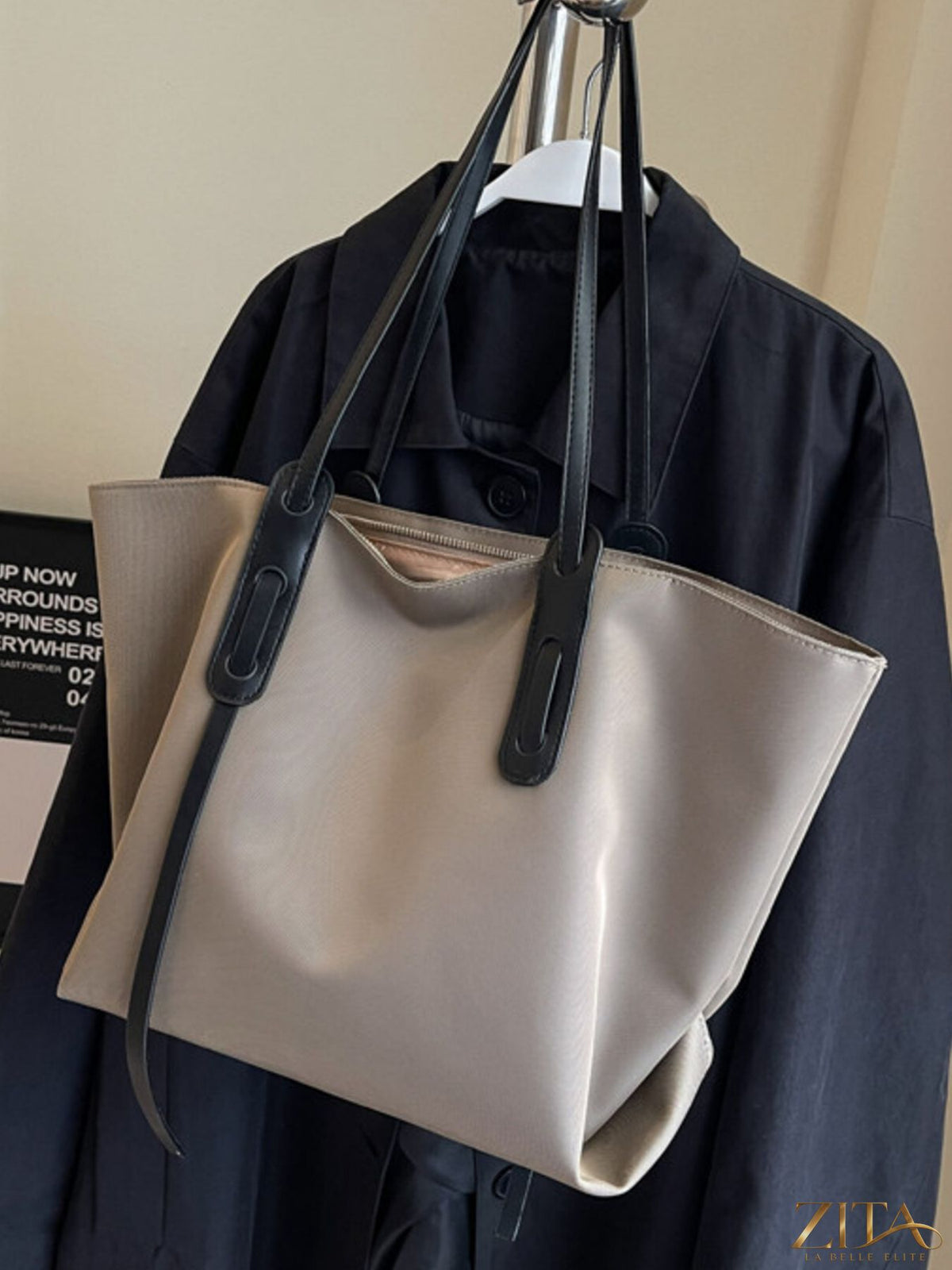Large capacity tote bag by Zita La Belle Elite featuring sturdy handles and spacious interior for everyday use.