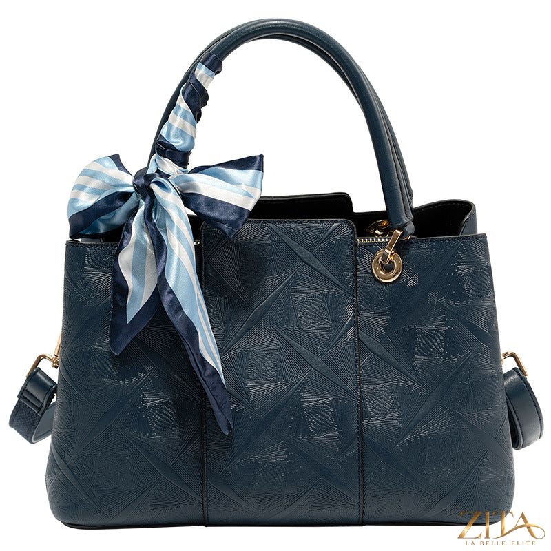 Zita La Belle Elite top-handle handbag in sleek leather with structured design and top handles, stylish and elegant for everyday use