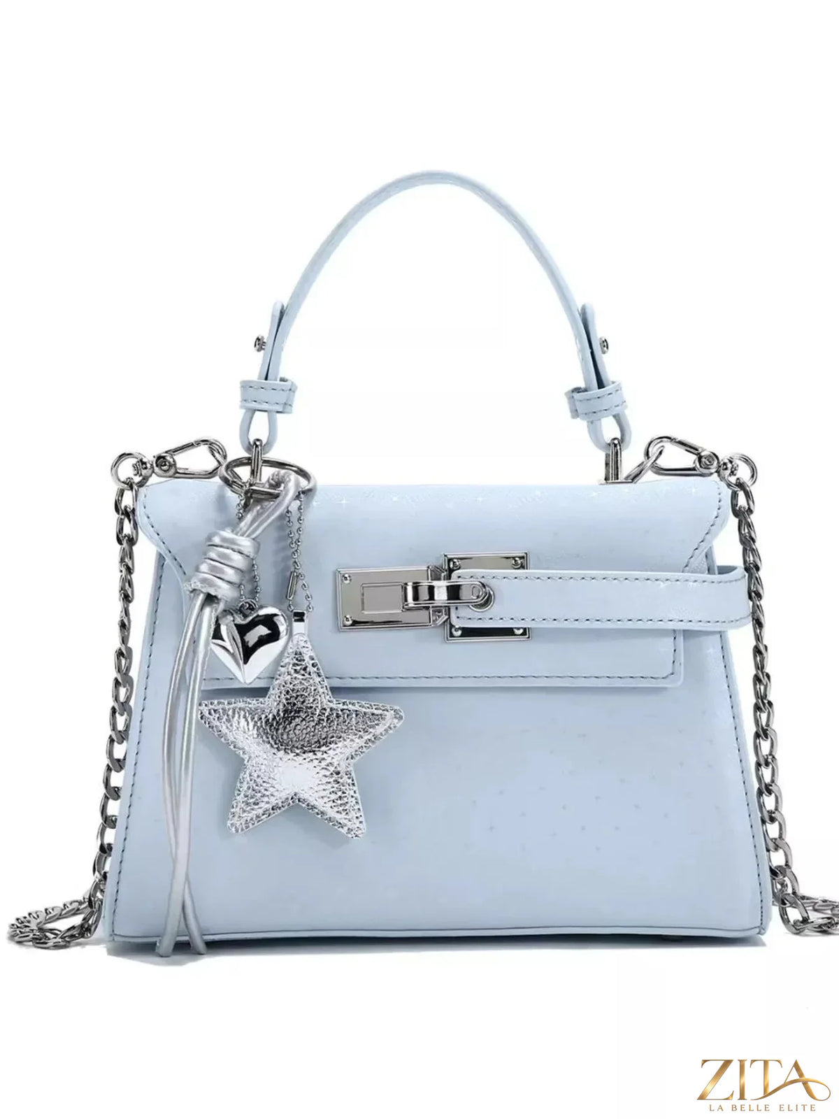Trendsi PU leather mini handbag with top handle and gold hardware, stylish accessory for casual and evening wear