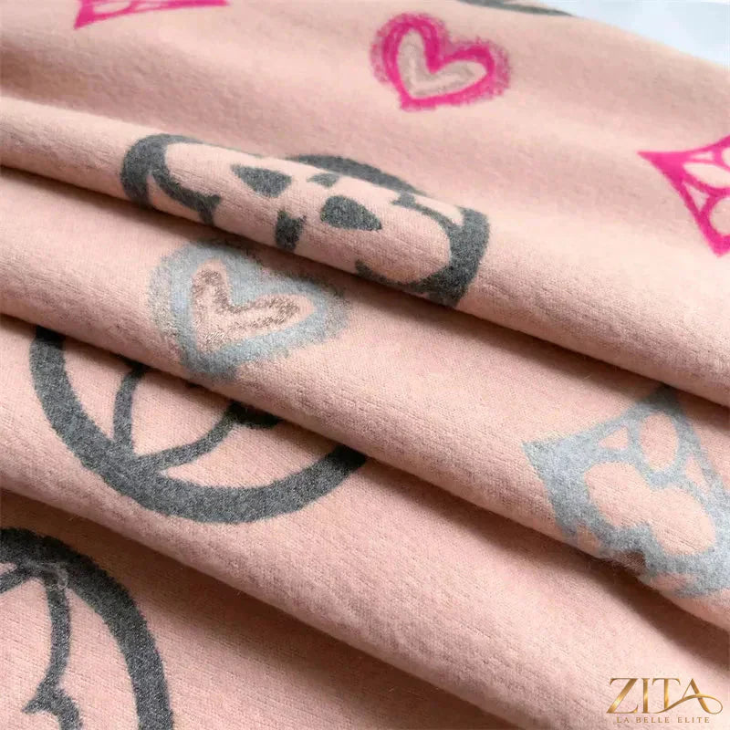 Raw hem scarf by Trendsi featuring lightweight, soft fabric with frayed edges, perfect for stylish layering or accessorizing.