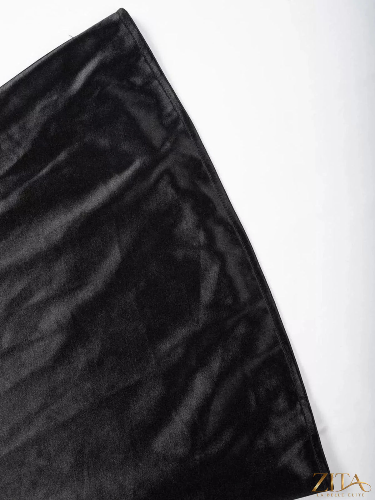Satin midi skirt from Trendsi featuring a smooth, shiny fabric and a high waist, shown in a stylish, flowing design.