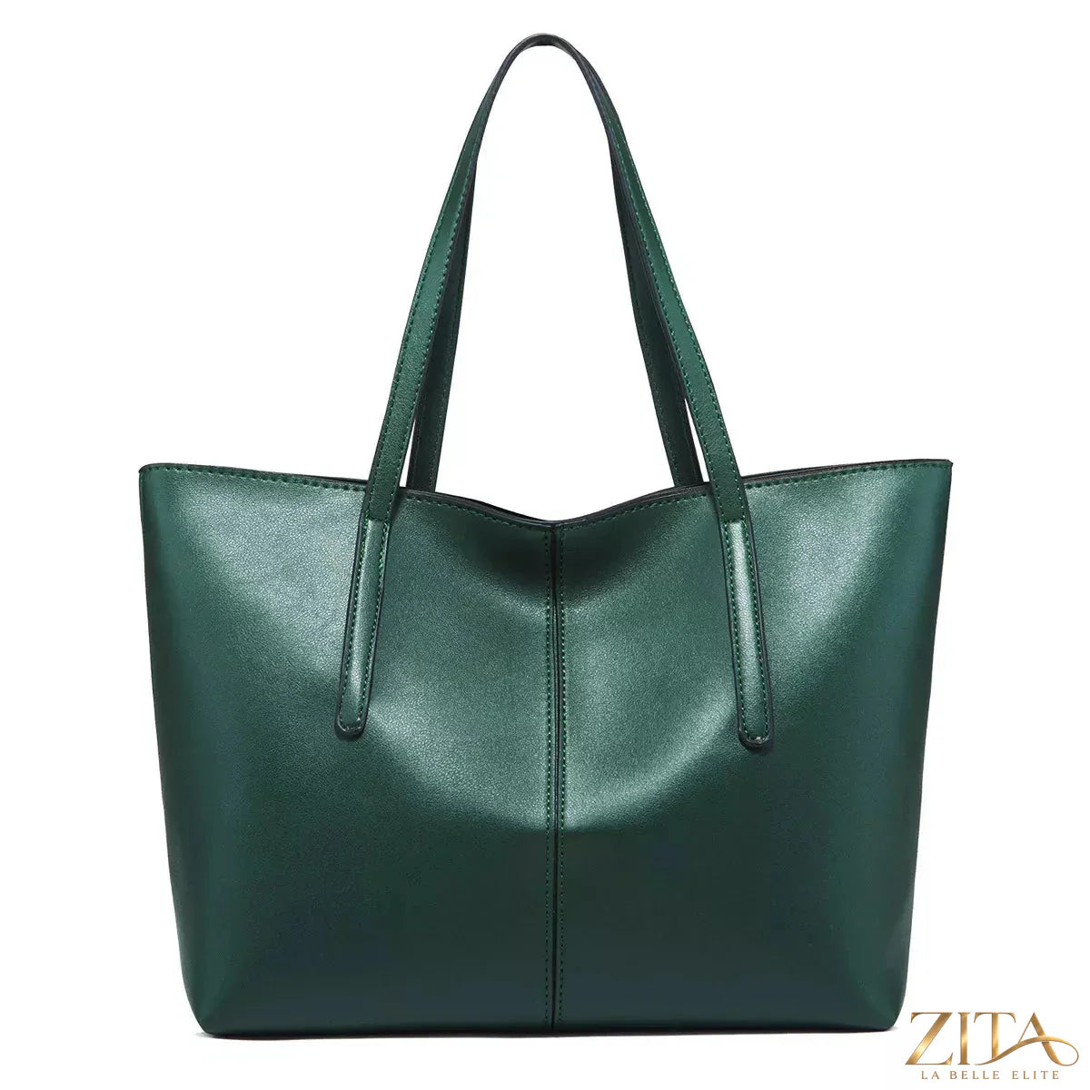 Zita La Belle Elite PU leather tote bag with sturdy handles and spacious interior, stylish accessory for everyday use