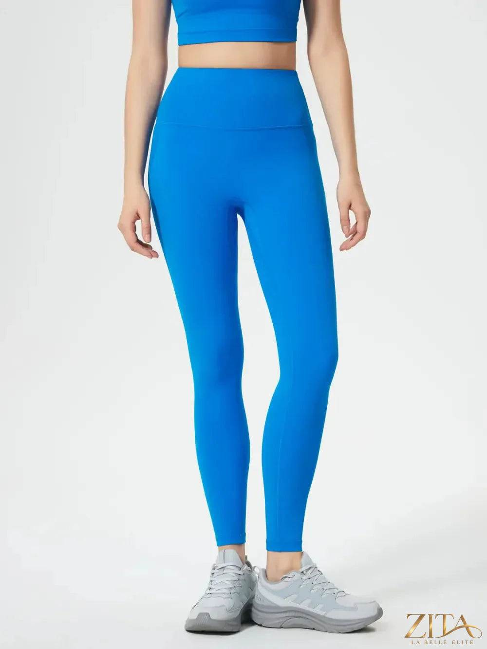 Trendsi Millennia wide waistband active leggings in black, featuring a stretchy fit and sleek design for workout or casual wear.