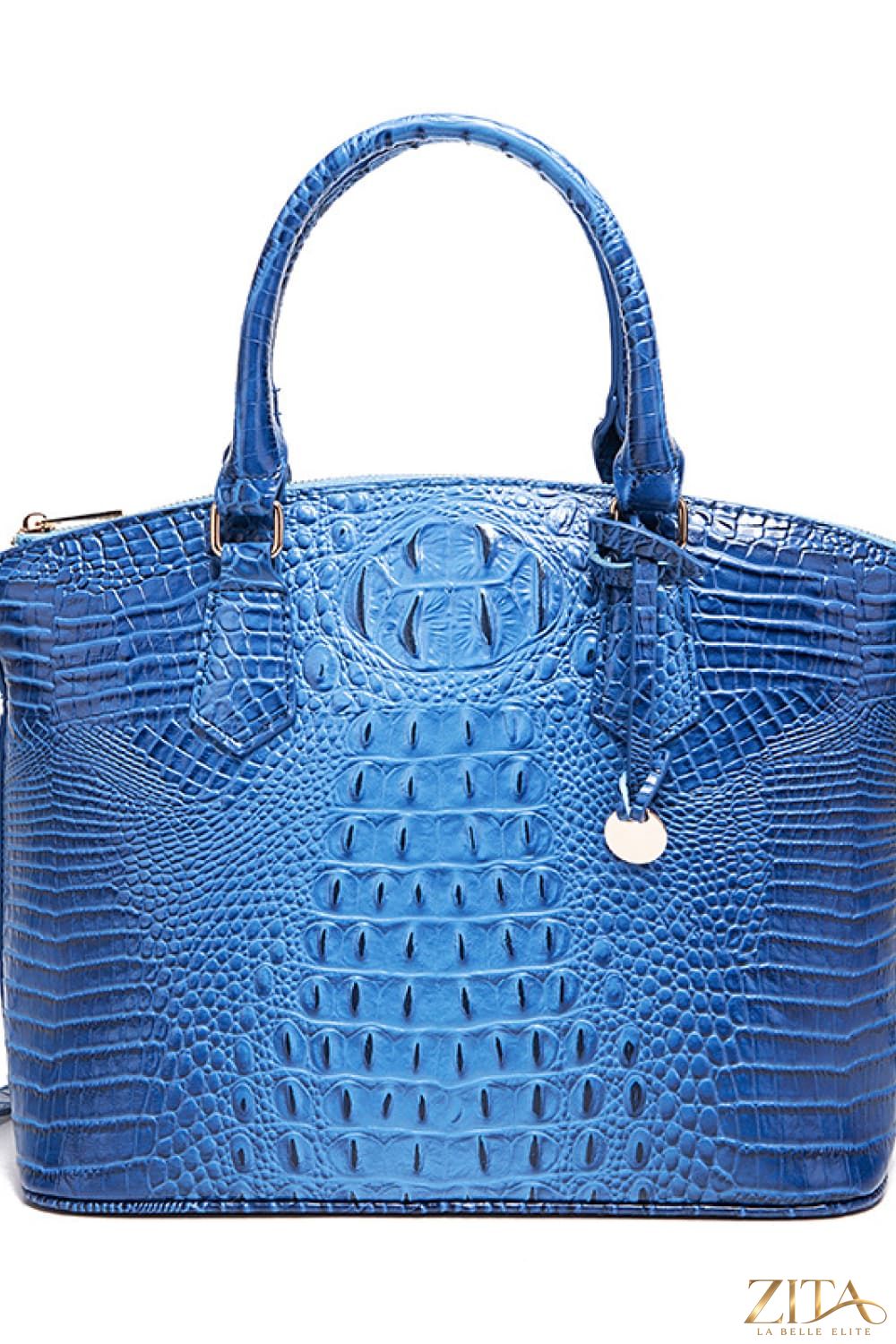 Zita La Belle Elite PU leather handbag with dual handles, stylish design, and spacious interior for everyday use.