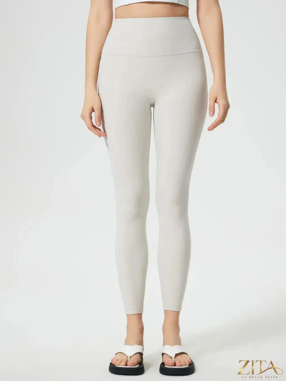 Trendsi Millennia wide waistband active leggings in black, featuring a comfortable, stretchy fit and full-length design.