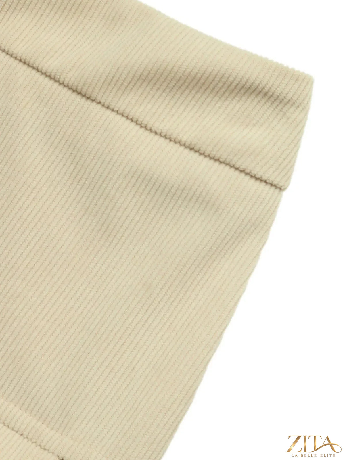 Zita La Belle Elite high waist pleated midi skirt with flowing fabric and classic design, displayed on a hanger.