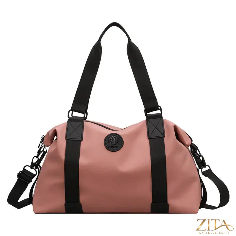 Zita La Belle Elite Oxford cloth travel handbag with sturdy handles and spacious interior, designed for stylish travel and everyday use.