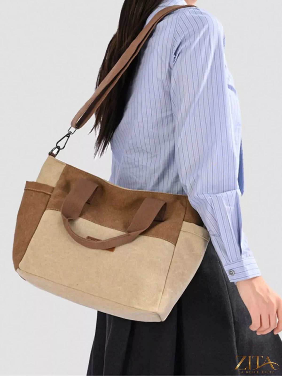 Zita La Belle Elite multiple pockets travel bag with spacious compartments and durable straps for organized travel storage.