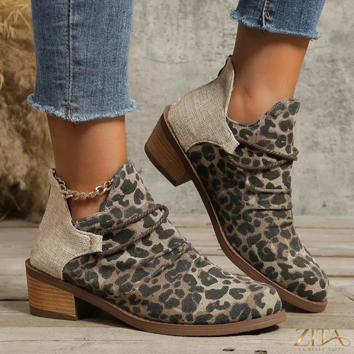 Zita La Belle Elite block heel ankle boots featuring sleek design and sturdy heel, perfect for stylish everyday wear.