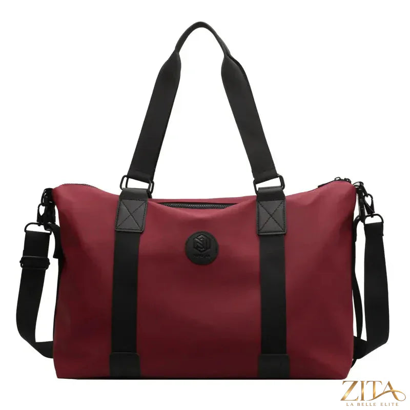 Zita La Belle Elite Oxford cloth travel handbag with sturdy handles and spacious interior, ideal for stylish travel accessories.