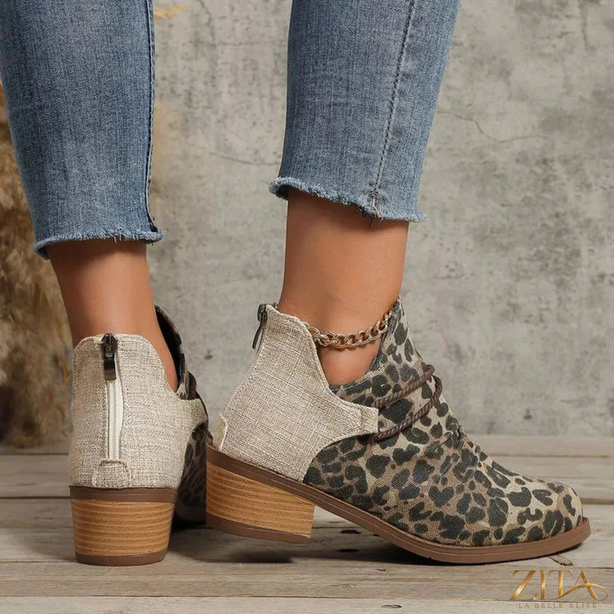Zita La Belle Elite block heel ankle boots with sleek design and sturdy heel, ideal for stylish everyday wear.