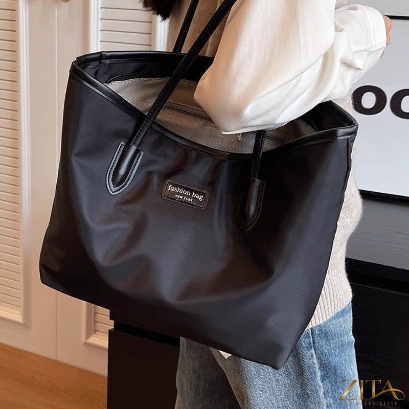 Zita La Belle Elite oxford cloth tote bag with sturdy handles and spacious design, suitable for shopping and everyday use.