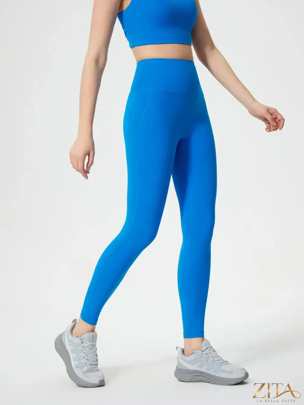 Trendsi Millennia wide waistband active leggings in black, featuring a high-rise fit and stretchy fabric for comfortable movement.