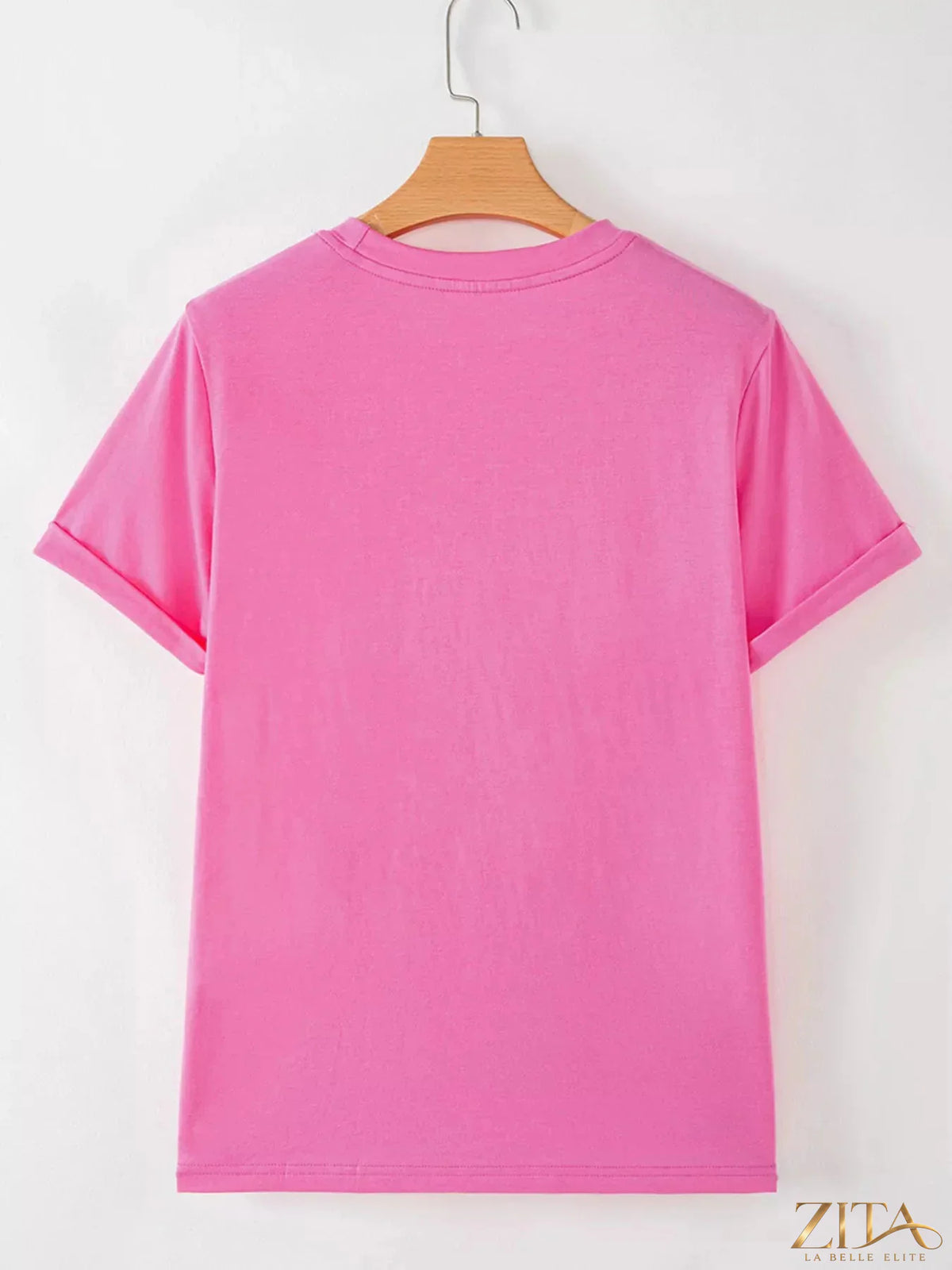 Santa Claus deliver gifts sequin short sleeve tee from Trendsi, featuring festive Christmas design and shimmering sequin details.