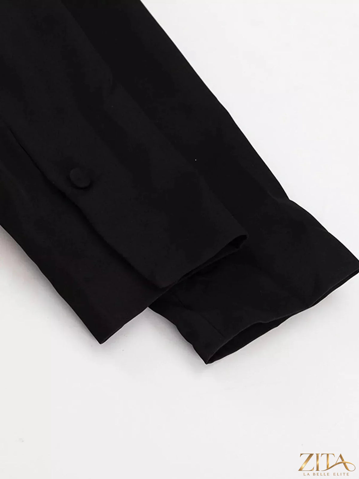 Zita La Belle Elite button-down blazer dress with cut-out waist, featuring tailored fit and stylish lapel collar.