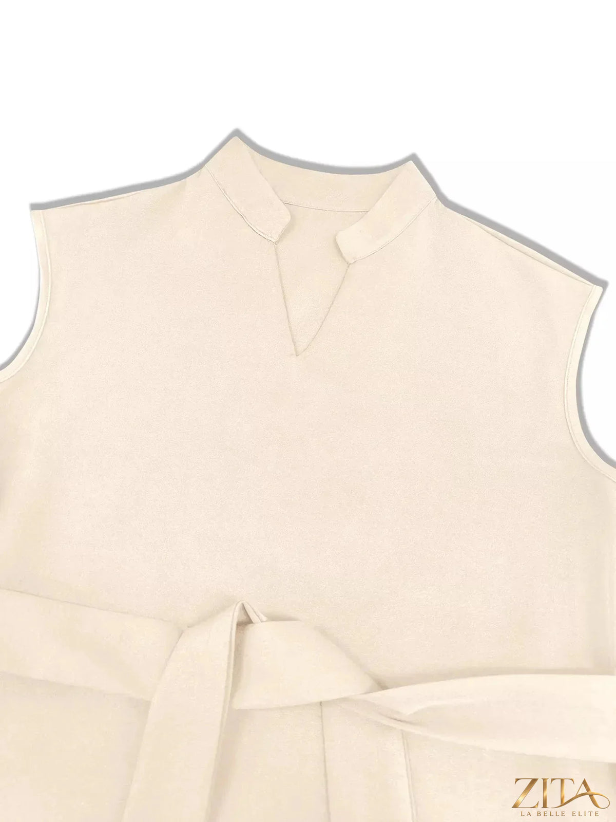 Zita La Belle Elite sleeveless top and wide-leg pants set, stylish and comfortable fashion ensemble, shown in the product image.