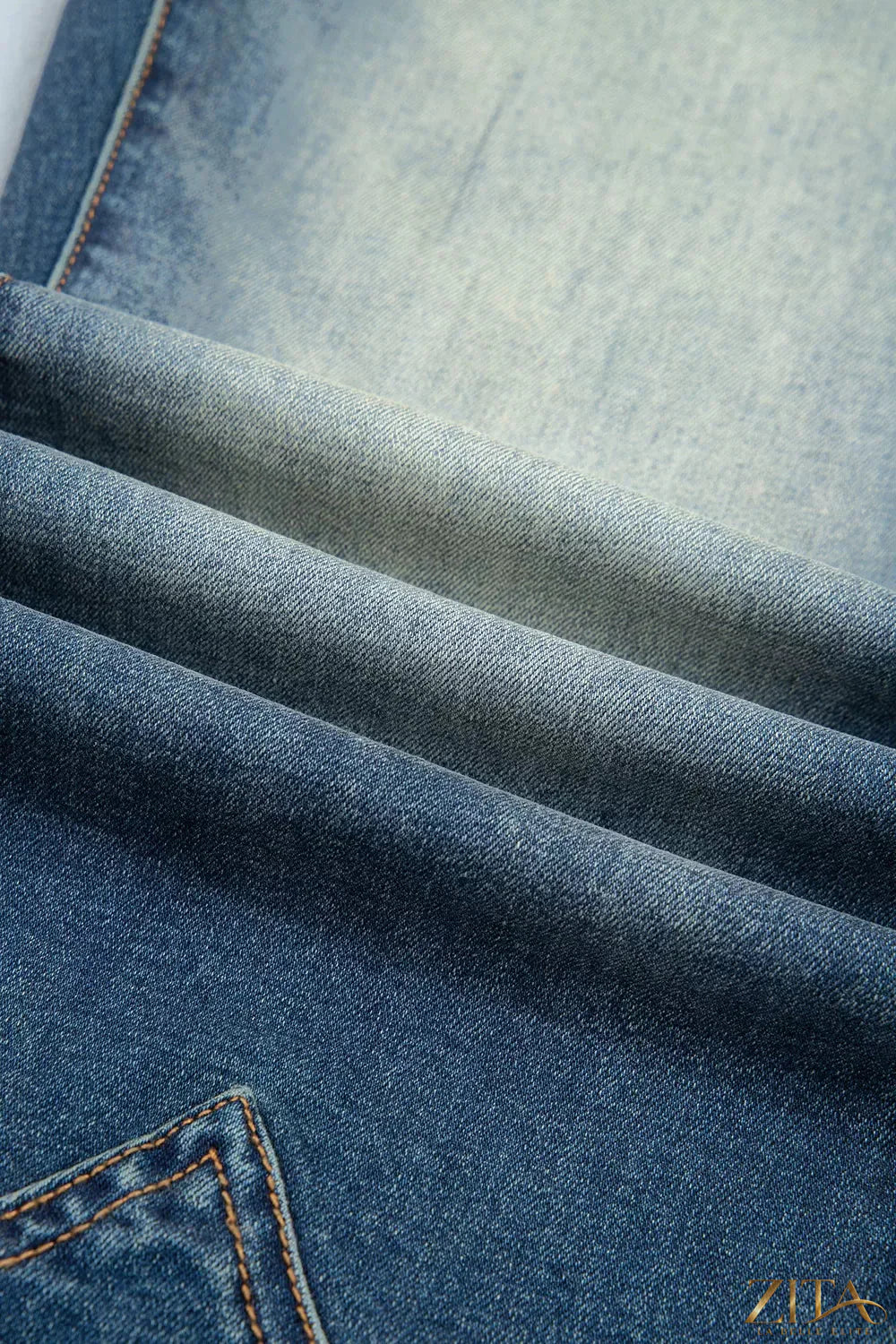 Zita La Belle Elite pocket detail flare leg jeans featuring classic denim fabric and stylish flare silhouette.