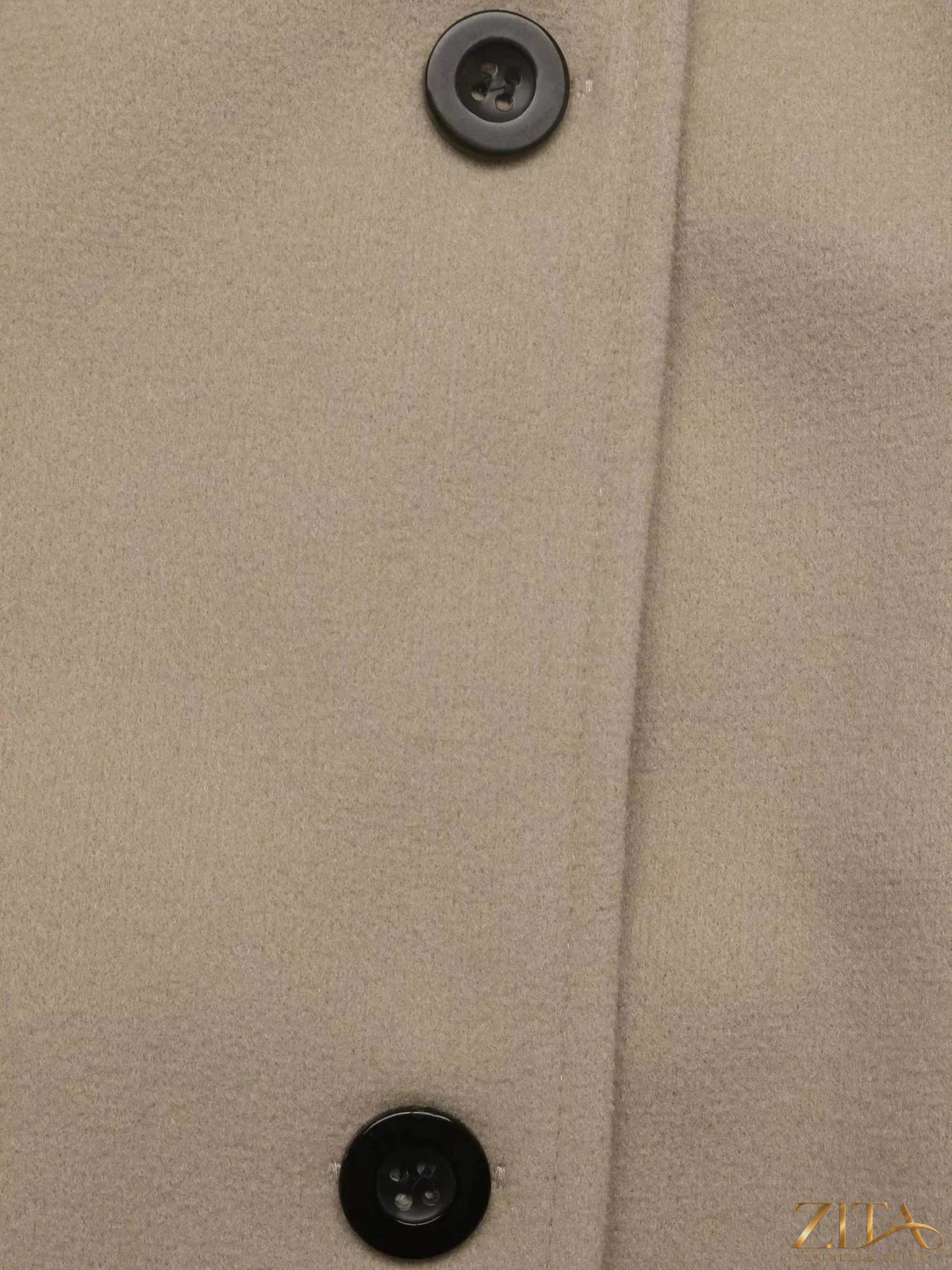 Elegant Zita La Belle Elite button-down vest coat with tailored fit and classic design, shown in a stylish fabric.