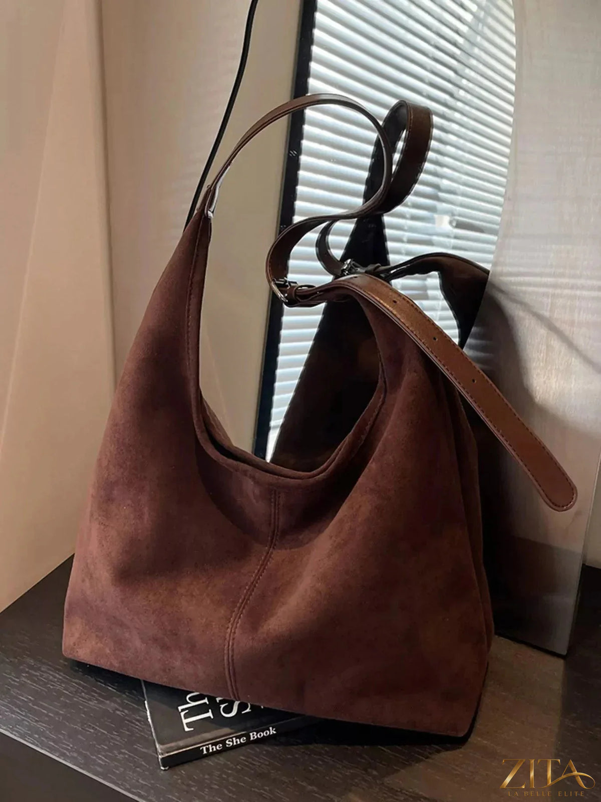 Zita La Belle Elite lightweight adjustable strap handbag with sleek design and versatile style.