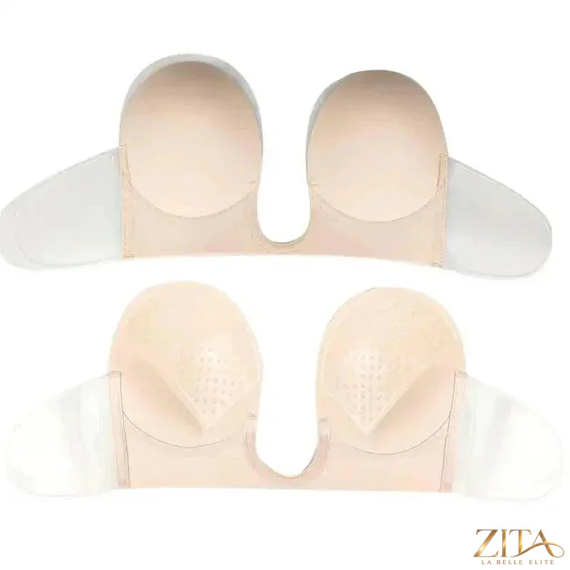 Zita La Belle Elite invisible strapless push-up adhesive bra, perfect for dresses and wedding parties, with a sleek, seamless design.